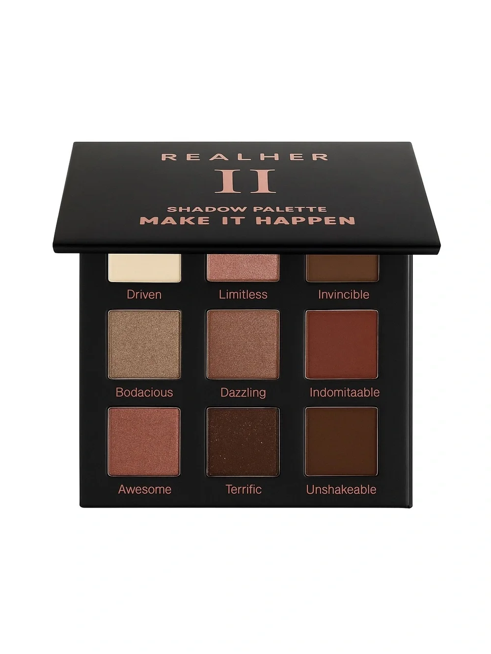 RealHer II Make It Happen Eyeshadow Palette - Cream, Copper & Brown Tones